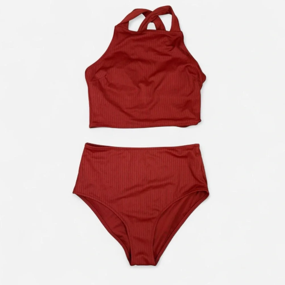Old Navy Ribbed Bikini Set - Picture 2 of 6